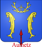 Blason de la ville de aumetz moselle legende150 1